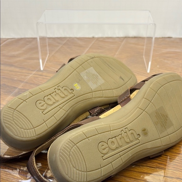 Earth Brown Leather Fisherman Sandals - Picture 6 of 6